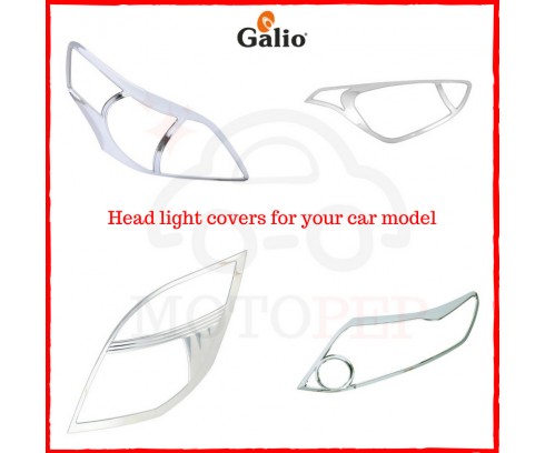 Galio Chrome Head Light Cover