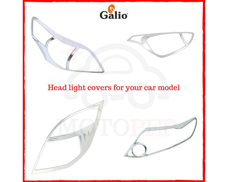 Galio Chrome Head Light Cover