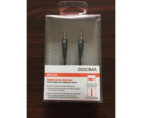 Decima DMX-02A (Aux cable of 1.3m length)