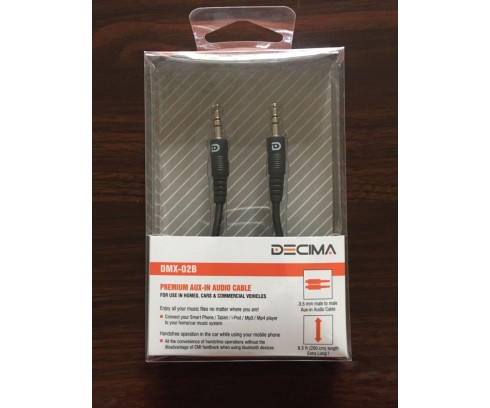 Decima DMX-02B (Aux cable of 2m length)