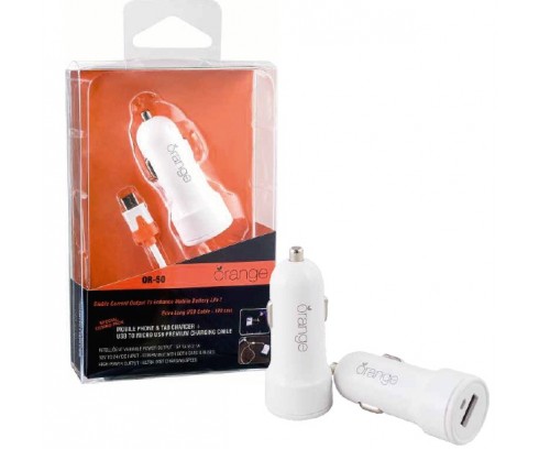 Orange OR 50 (Single port mobile charger with micro USB cable)