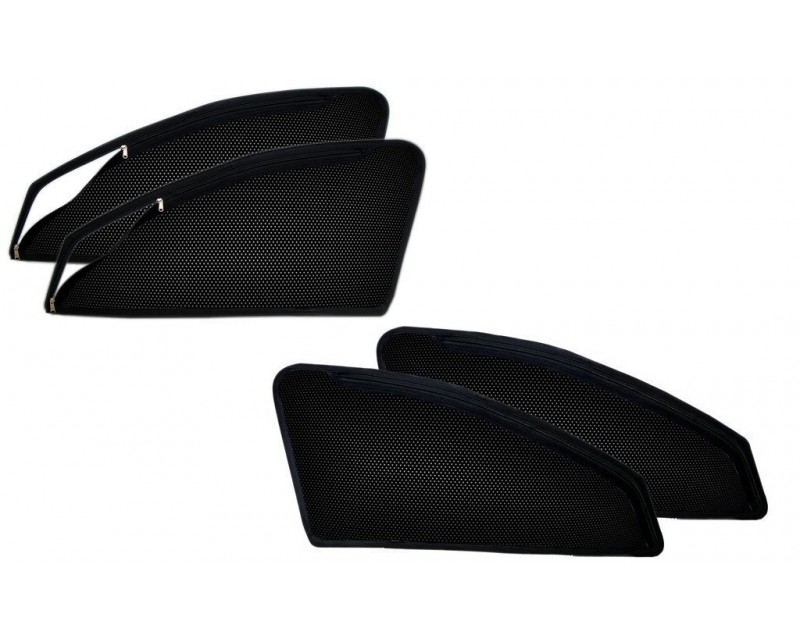 Magnetic Window Shades with Zip for Front 2 (Set of 4 pieces)