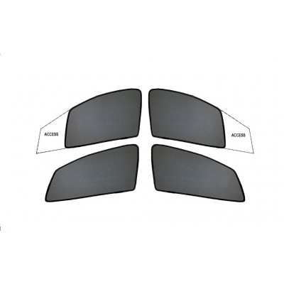 Magnetic Window Shades with Half Shade for Front 2 (Set of 4 pieces)